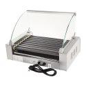 Grill rolkowy z szybą Roller grill z rolkami z teflonu 9T Royal Catering