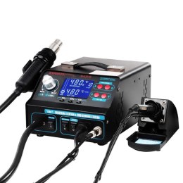 Profesjonalna stacja lutownicza Hot Air z odsysaniem dymu S-LS-6 Stamos Soldering