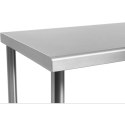 Stół do kuchni blat roboczy stal nierdzewna dolną półka 120x60cm Royal Catering