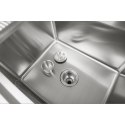 Zlew zlewozmywak basen nierdzewny stalowy do kuchni szer. 120cm Royal Catering