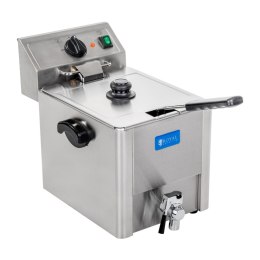 Frytownica elektryczna z kranem spustowym termostat EGO 8L Royal Catering