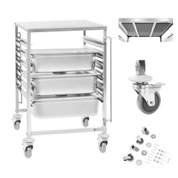Gastronomiczny wózek do transportu pojemników 6x GN2/1 Royal Catering