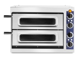 Piec do pizzy podwójny Basic Vetro 2/40 2 pizze 2400W - Hendi 226674 Prismafood