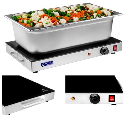 Płyta taca grzewcza stołowa gastronomiczna GN 1/1 Royal Catering Royal Catering