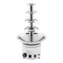 Fontanna do FONDUE z czekolady stalowa 4 piętra 230W Royal Catering