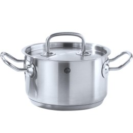 Garnek średni Kitchen Line z pokrywką 1,9 l śr. 160 x 95 mm - Hendi 836101 Hendi