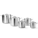 Garnek wysoki Kitchen Line z pokrywką 21 l śr. 320 x 270 h - Hendi 837603 Hendi