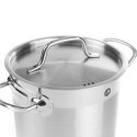 Garnek wysoki Profi Line z pokrywką dno Sandwich 50 l śr. 400 x 400 h - Hendi 832806 Hendi