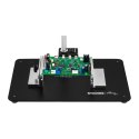 Lampka biurkowa LED bezcieniowa ze szkłem powiększającym 5x/10x i uchwytem na płytki PCB Stamos Soldering