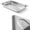 Pojemnik GN 1/1 stalowy Kitchen Line wys. 40 mm - Hendi 806111 Hendi