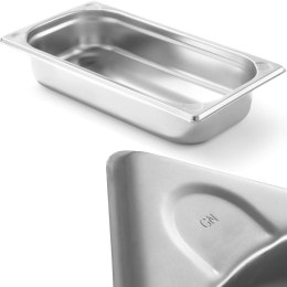 Pojemnik GN 1/3 stalowy Kitchen Line wys. 65 mm - Hendi 806425 Hendi