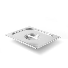 Pokrywka stalowa do GN Kitchen Line z wycięciem na chochlę GN 1/4 - Hendi 806951 Hendi