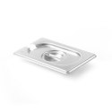 Pokrywka stalowa do GN Kitchen Line z wycięciem na chochlę GN 1/9 - Hendi 806975 Hendi